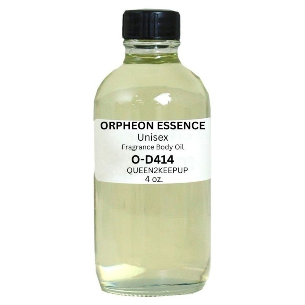 Orpheon Essence Unisex Body Oil Clean Powdery and Elegant Fragrance Scent 4 oz
